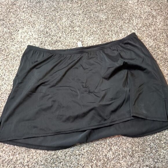 Lane Bryant Tankini Swim Top and Skirt Black White size 40 DD Women's - Picture 4 of 11